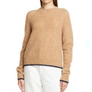 Vince Tan & Navy Contrast Pullover Sweater M
